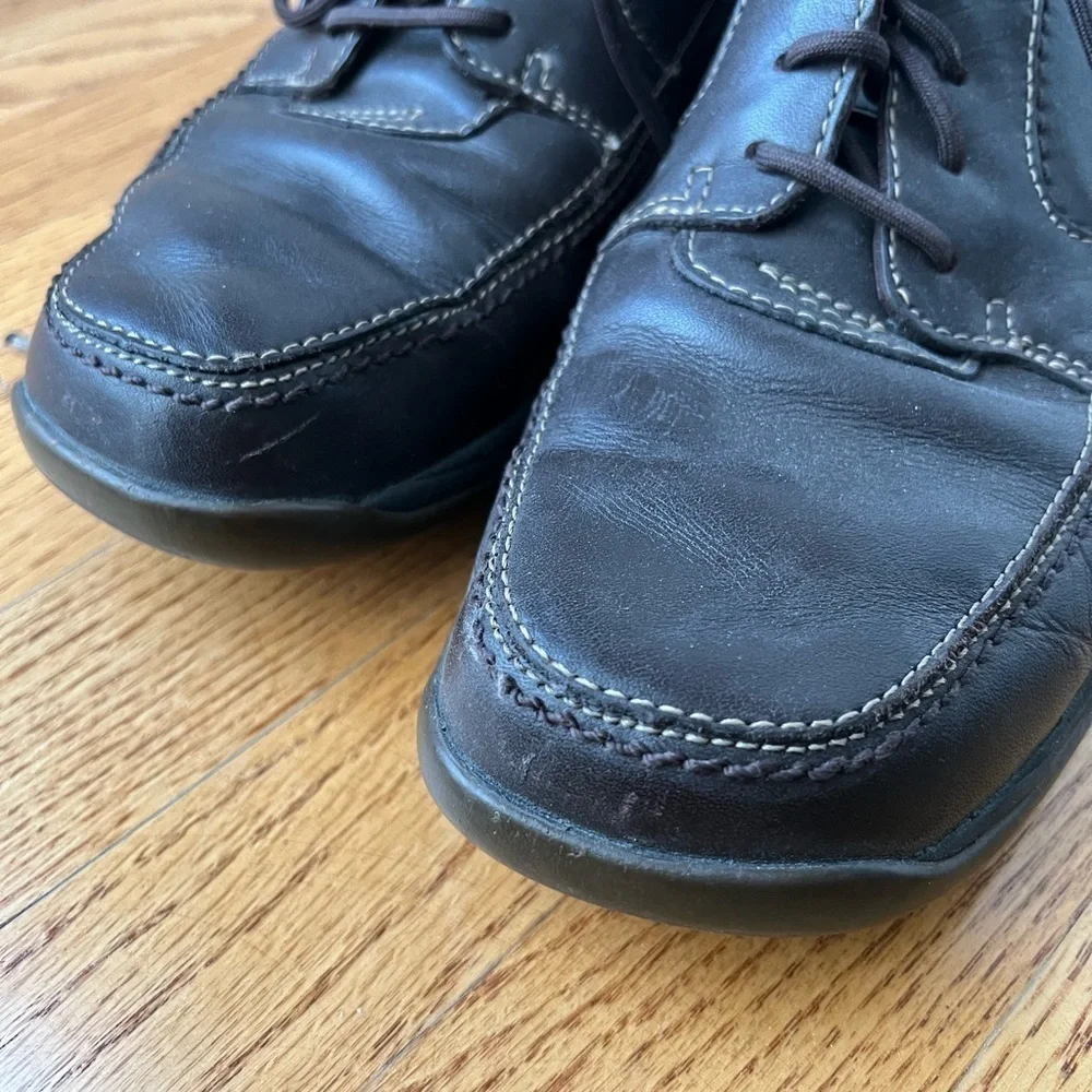 Rockport Men’s Business Career Brown Dress Lace-Up Shoes Size 10.5